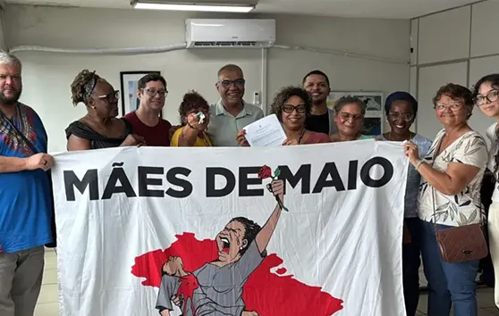 movimento das Mães de Maio e entidades de direitos humanos em iniciativa de memória e acolhimento